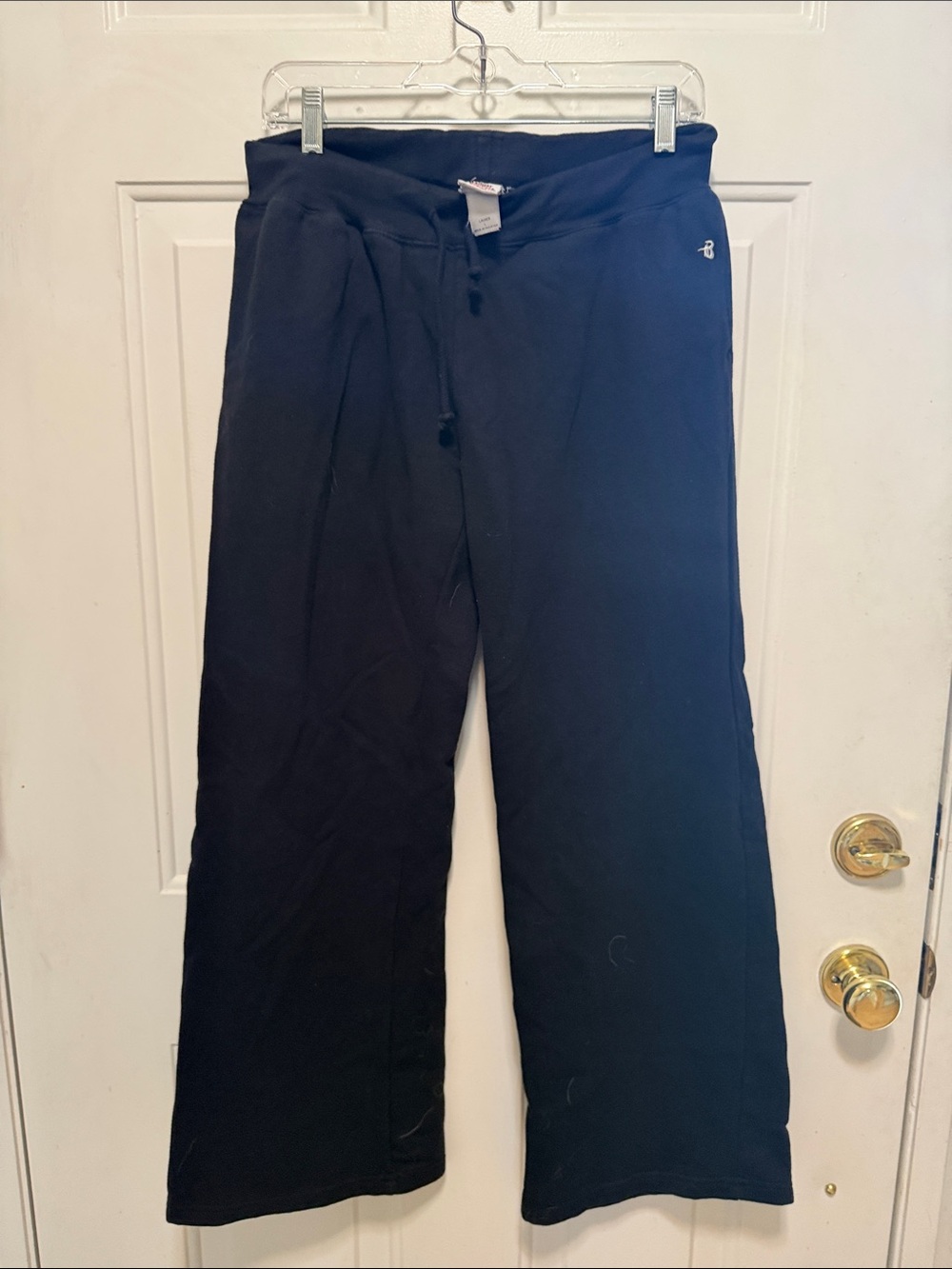 Black Relaxed Drawstring Joggers
